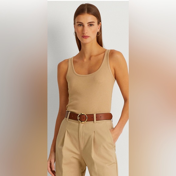 Ralph Lauren Tops - New! Lauren Ralph Lauren
Cotton-Blend Tank Top